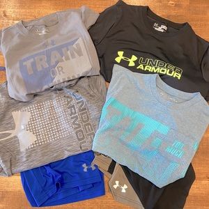 Lot of Boys Under Armour Clothes